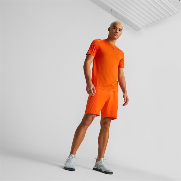 Formknit Seamless Men's 7" Training Shorts, Cayenne Pepper, extralarge-IND